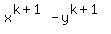 x%5E%28k%2B1%29+-+y%5E%28k%2B1%29