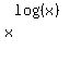 x%5E%28log%28%28x%29%29%29