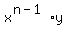x%5E%28n-1%29%2Ay