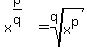x%5E%28p%2Fq%29+=+root%28q%2C+x%5Ep%29