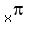 x%5E%28pi%29