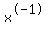 x%5E-1