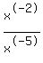 x%5E-2%2Fx%5E-5
