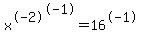 x%5E-2%5E-1=16%5E-1