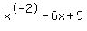 x%5E-2-6x%2B9