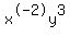 x%5E-2y%5E3