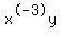 x%5E-3y