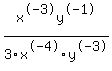 x%5E-3y%5E-1%2F3x%5E-4y%5E-3
