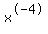 x%5E-4