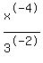 x%5E-4%2F3%5E-2