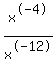 x%5E-4%2Fx%5E-12