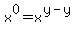 x%5E0+=+x%5E%28y-y%29