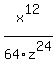 x%5E12%2F64z%5E24