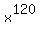x%5E120