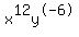 x%5E12y%5E-6