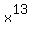 x%5E13