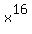x%5E16