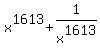 x%5E1613+%2B+1%2Fx%5E1613