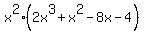 x%5E2%282x%5E3+%2B+x%5E2+-+8x+-+4%29