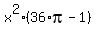 x%5E2%2836%2Api+-+1%29