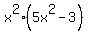 x%5E2%285x%5E2+-+3%29