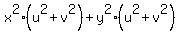 x%5E2%28u%5E2+%2Bv%5E2%29+%2By%5E2%28u%5E2+%2Bv%5E2%29