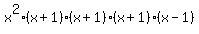 x%5E2%28x%2B1%29%28x%2B1%29%28x%2B1%29%28x-1%29