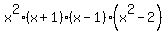 x%5E2%28x%2B1%29%28x-1%29%28x%5E2-2%29