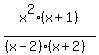 x%5E2%28x%2B1%29%2F%28%28x-2%29%28x%2B2%29%29