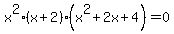 x%5E2%28x%2B2%29%28x%5E2%2B2x%2B4%29+=+0