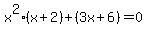 x%5E2%28x%2B2%29%2B%283x%2B6%29=0