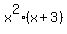 x%5E2%28x%2B3%29