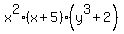 x%5E2%28x%2B5%29%28y%5E3+%2B+2%29