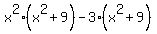 x%5E2%28x%5E2%2B9%29-3%28x%5E2%2B9%29