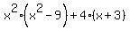 x%5E2%28x%5E2-9%29+%2B+4%2A%28x%2B3%29