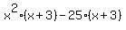 x%5E2%28x+%2B+3%29+-+25%28x+%2B+3%29