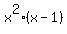 x%5E2%28x-1%29