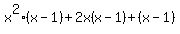x%5E2%28x-1%29%2B+2x%28x-1%29%2B%28x-1%29