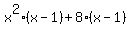 x%5E2%28x-1%29+%2B+8%28x-1%29