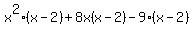 x%5E2%28x-2%29%2B8x%28x-2%29-9%28x-2%29