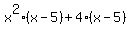 x%5E2%28x-5%29%2B4%28x-5%29