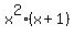 x%5E2%2A%28x%2B1%29