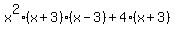 x%5E2%2A%28x%2B3%29%2A%28x-3%29+%2B+4%2A%28x%2B3%29