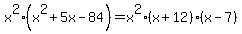 x%5E2%2A%28x%5E2%2B5x-84%29=x%5E2%28x%2B12%29%28x-7%29