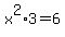 x%5E2%2A3=6
