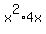 x%5E2%2A4x