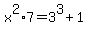 x%5E2%2A7=3%5E3%2B1