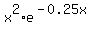 x%5E2%2Ae%5E%28-0.25x%29
