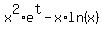 x%5E2%2Ae%5Et-x%2Aln%28x%29