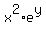 x%5E2%2Ae%5Ey